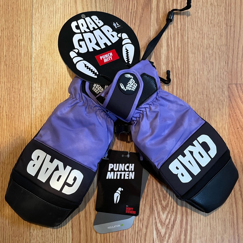 Crab Grab Punch Mittens - Size: L